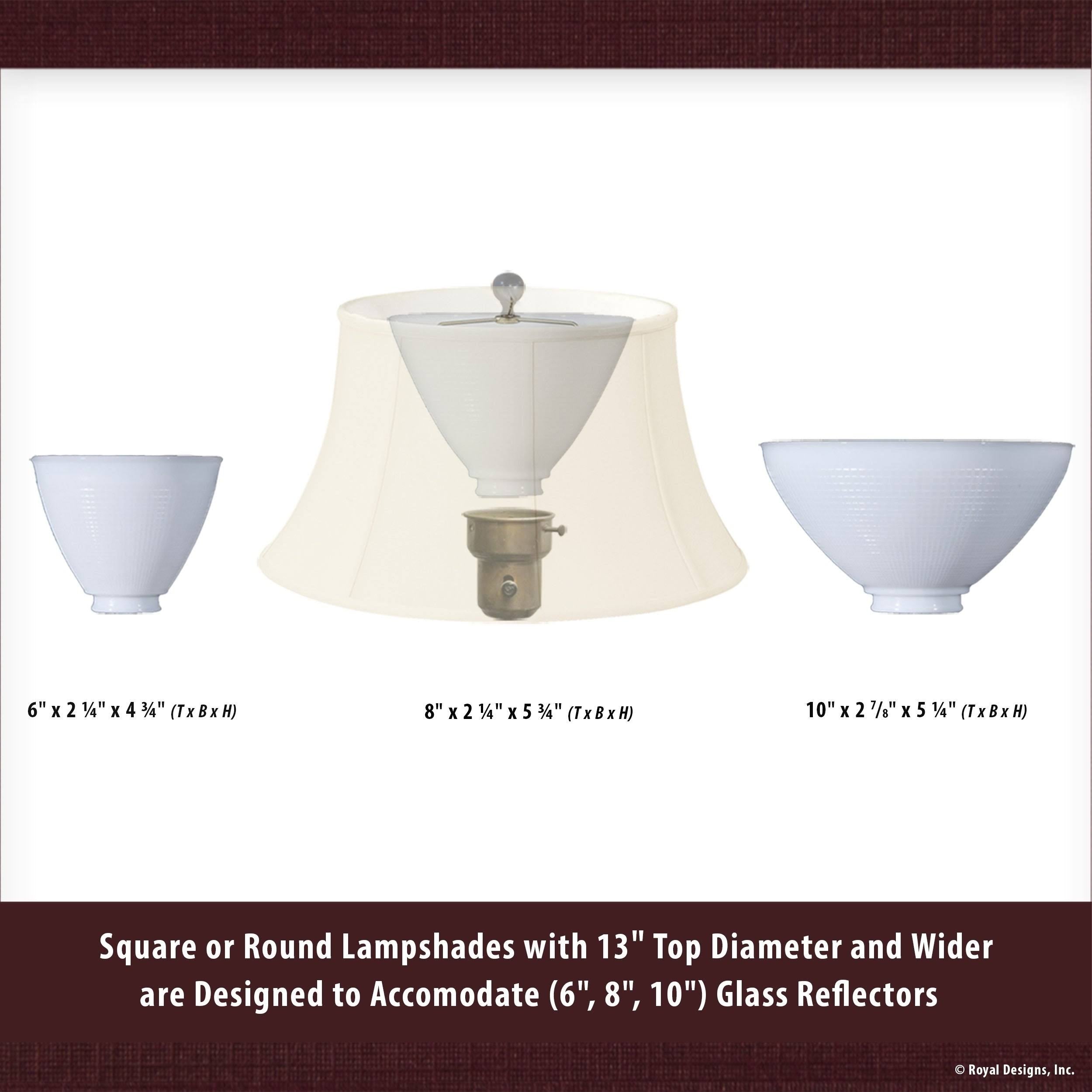 Black Lamp Shade, 6 x 12 x 10.25 O6919