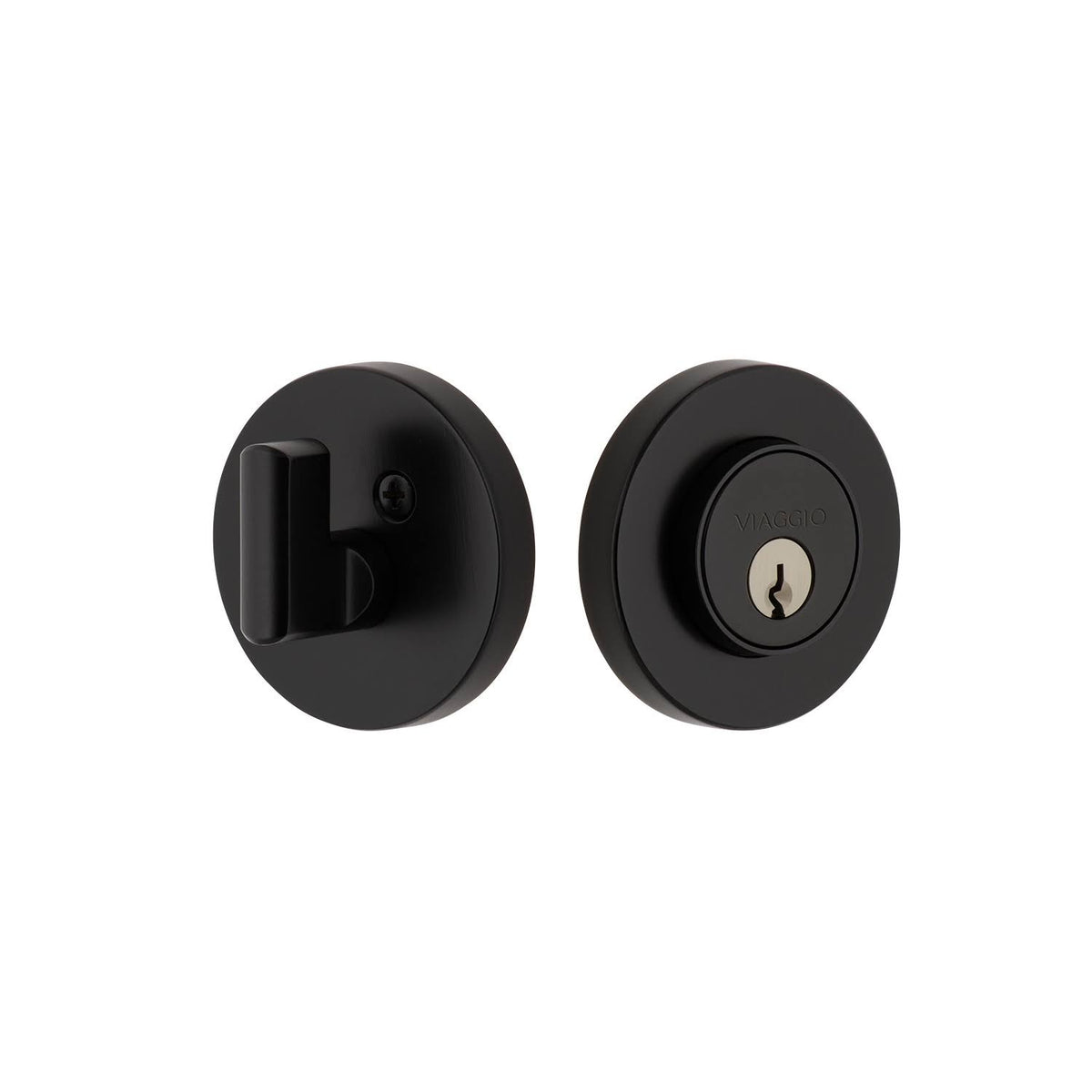 Satin Black Single Cylinder Deadbolt X460