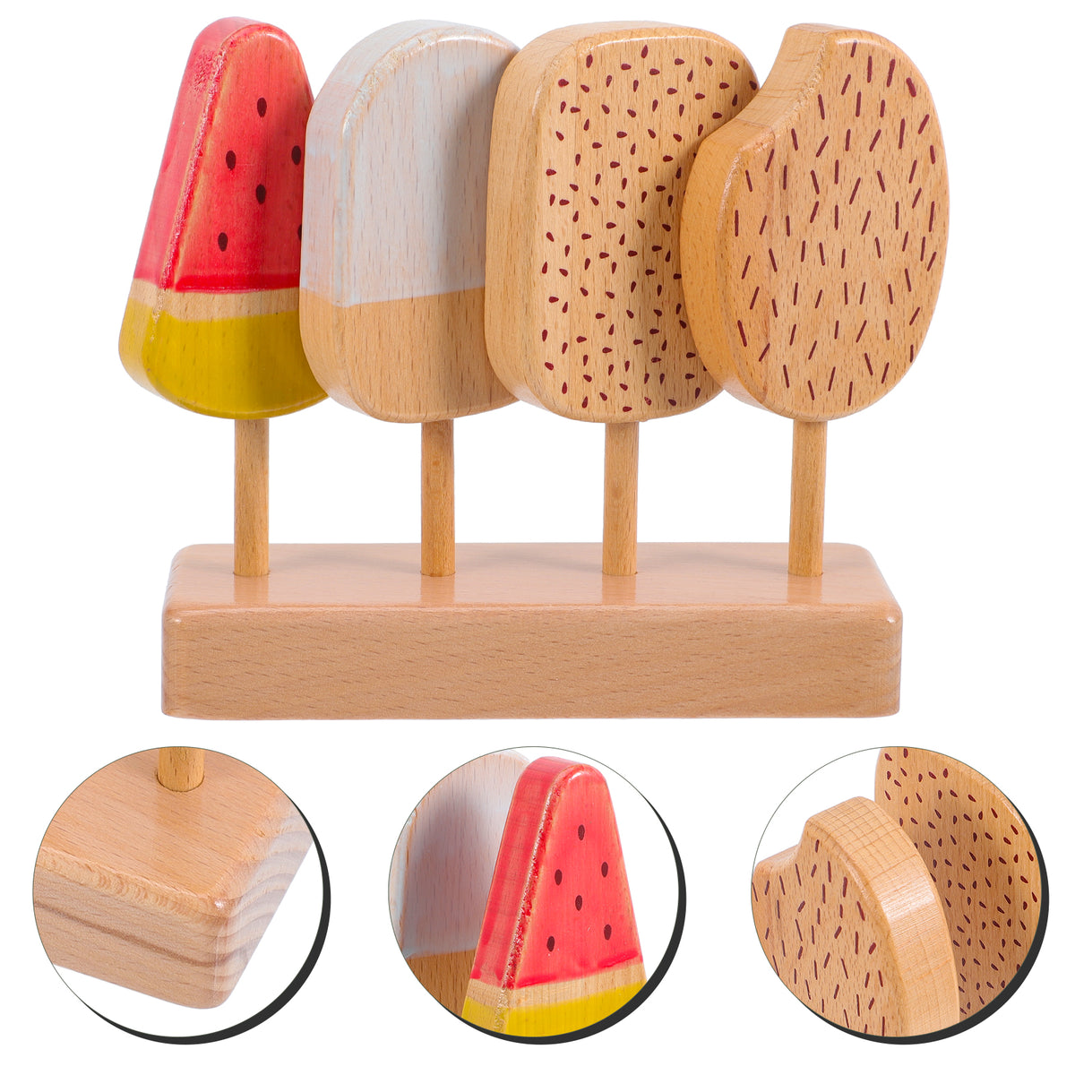 Beech Wooden Ice Cream Toy Playset H470