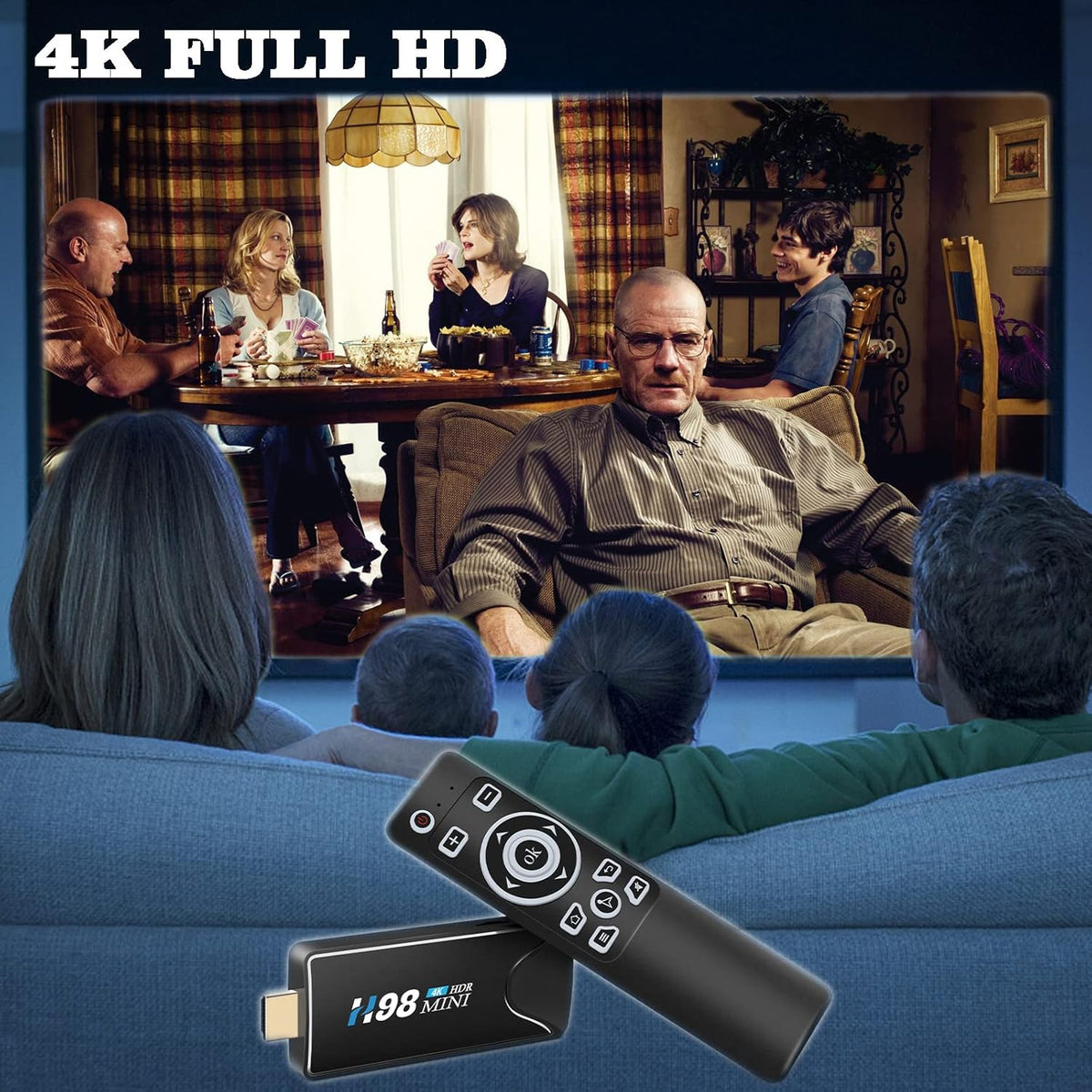 IPTV Box 4K Channels Bluetooth WiFi 2GB RAM 16GB ROM O22859