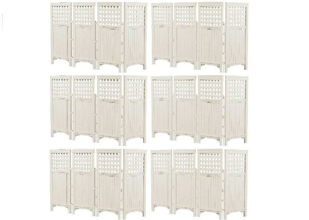 Taupe Steel and Resin 4 Panel Yard Enclosure V558
