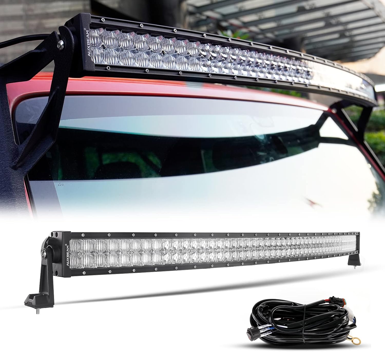 42” 240W LED Work Light Spot Flood Combo Beam with Wiring Harness Y238