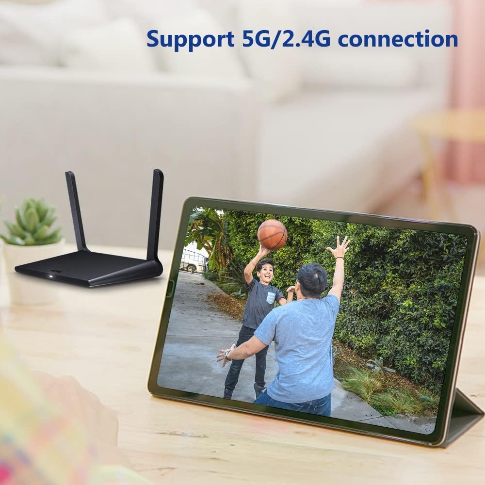 Wireless Video Doorbell Camera 1080p HD, 32GB SD Card, 2.4/5 GHz WiFi, 2-Way Audio, Pack of 2 H3494