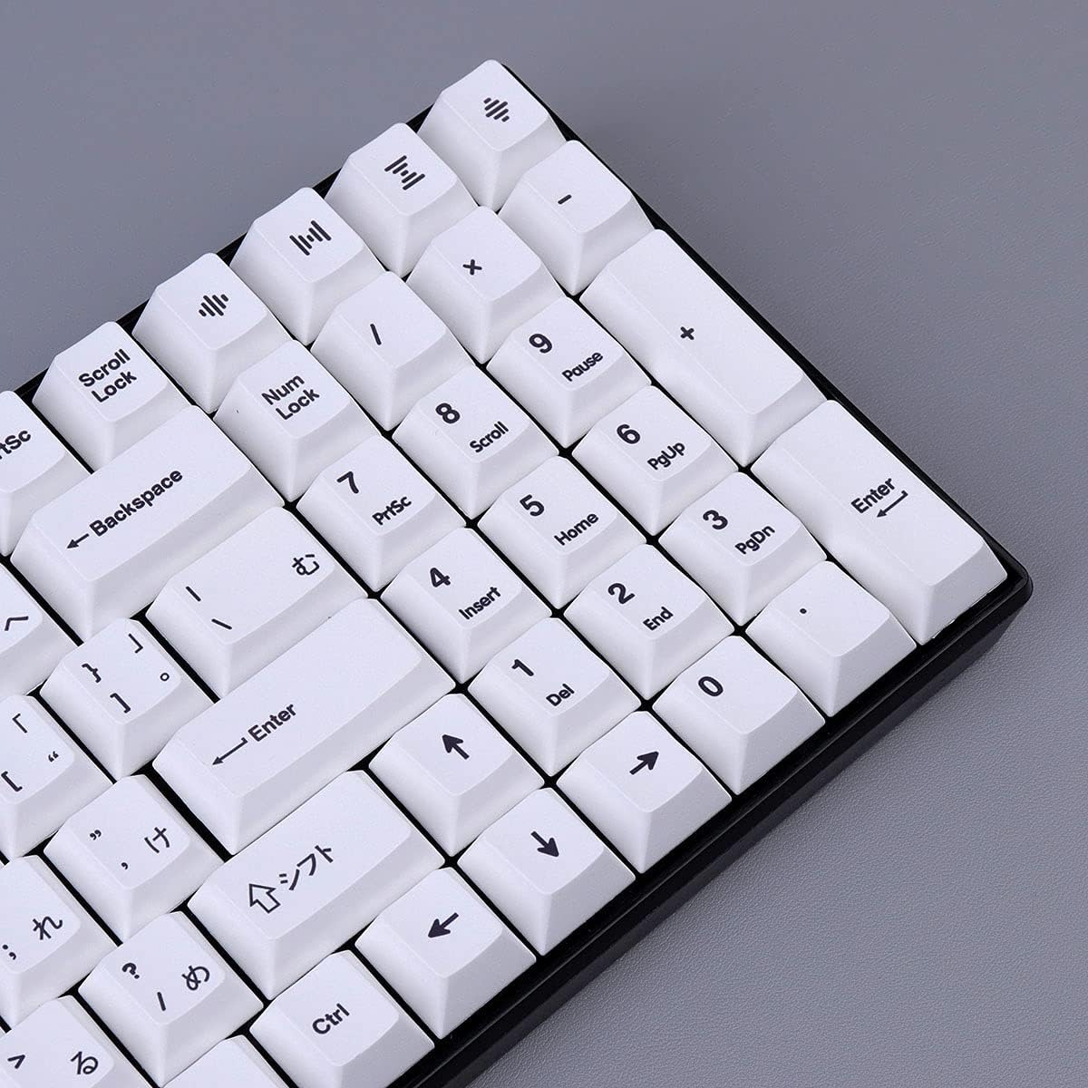 White 134 Keys Cherry Profile Dye-Sub PBT Keycap P348