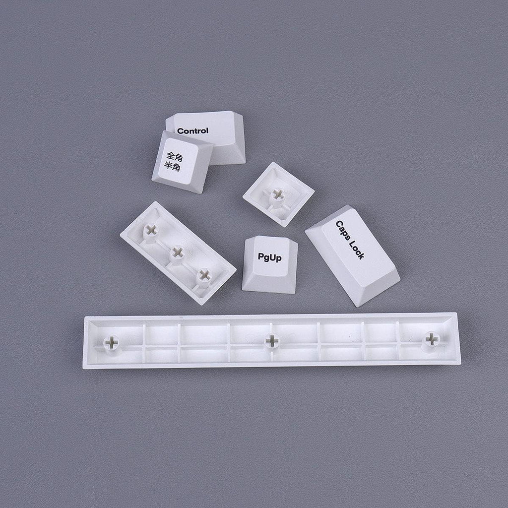 White 134 Keys Cherry Profile Dye-Sub PBT Keycap P348