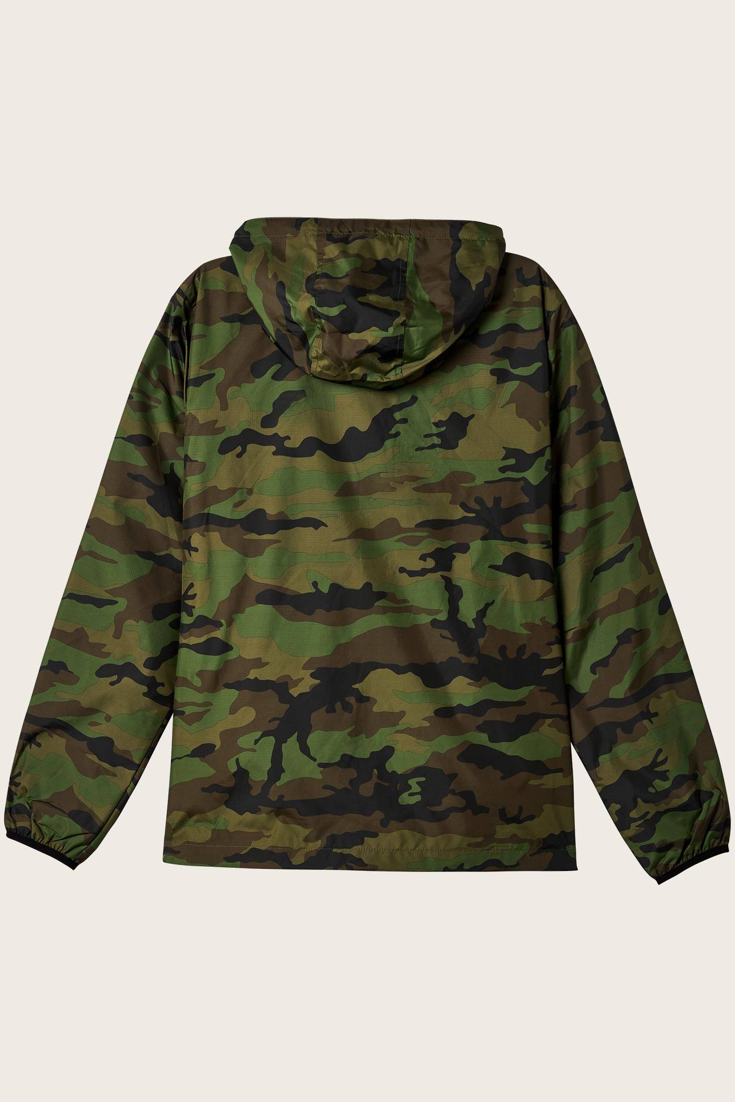 Camo Black Windbreaker Y6840