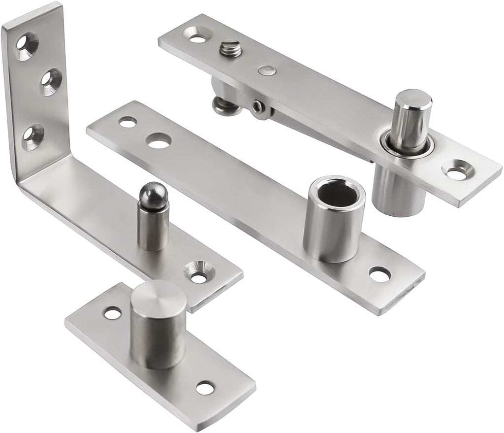 360 Degree Rotating Stainless Steel Pivot Hinge, 20.5cm Long, Pack of 2 L7114
