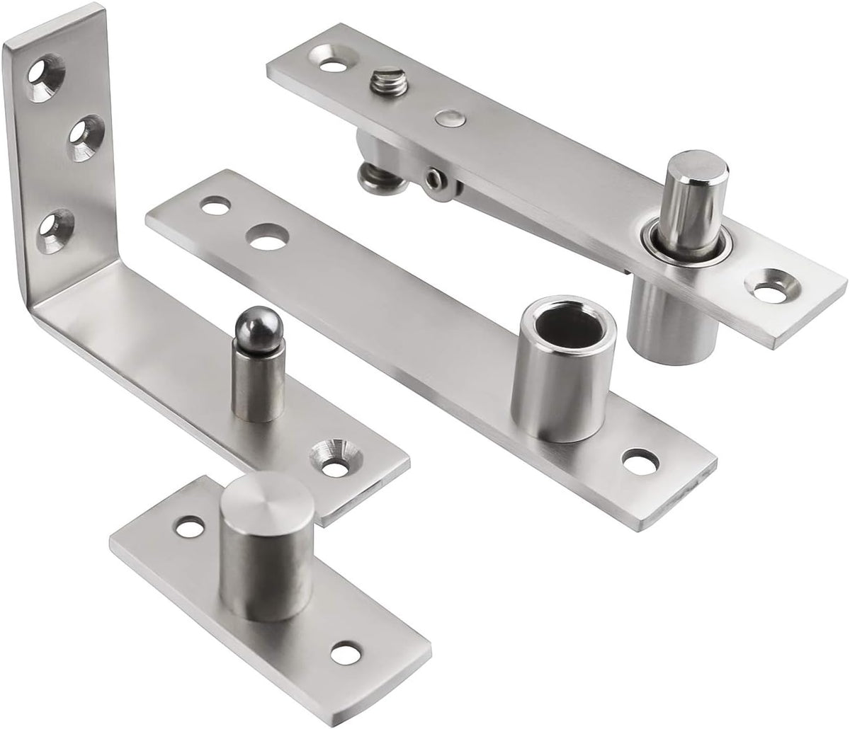 360 Degree Rotating Stainless Steel Pivot Hinge, 20.5cm Long, Pack of 2 L7114