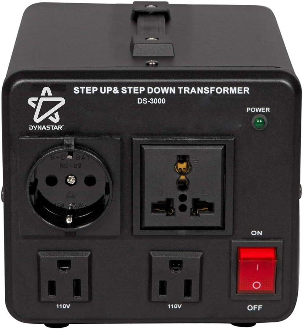 Voltage Converter and Transformer, 110-220 to 220-240 Volts, 3000 Watts S92839