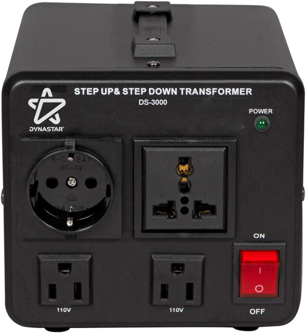 Voltage Converter and Transformer, 110-220 to 220-240 Volts, 3000 Watts S92839