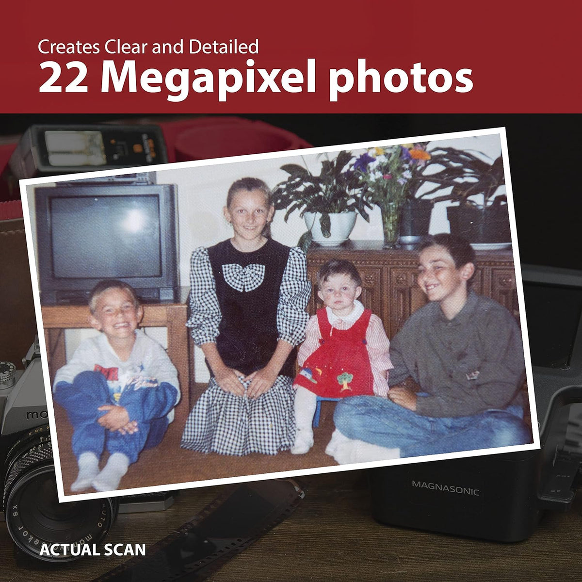 22MP Film Scanner with 5 Display P5585