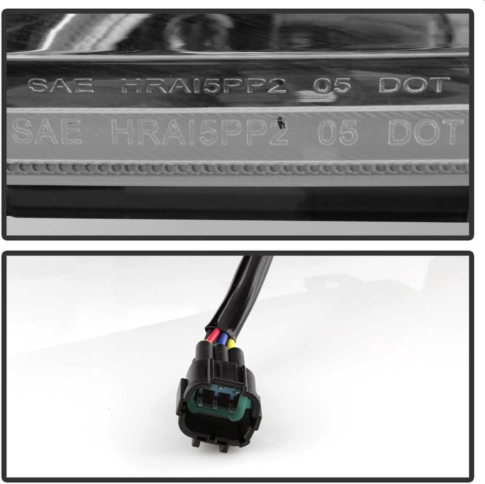 LED Dual Halo Headlights Headlamps H19822