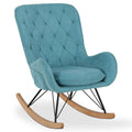 Blue Rocker Chair with Side Storage Pockets H539530