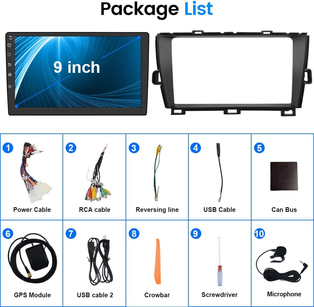 9 Inch Touch Screen Car Radio Stereo P684