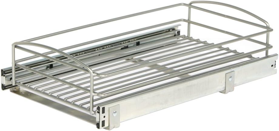 Frosted Nickel Cabinet Organizer Pack of 2 U336