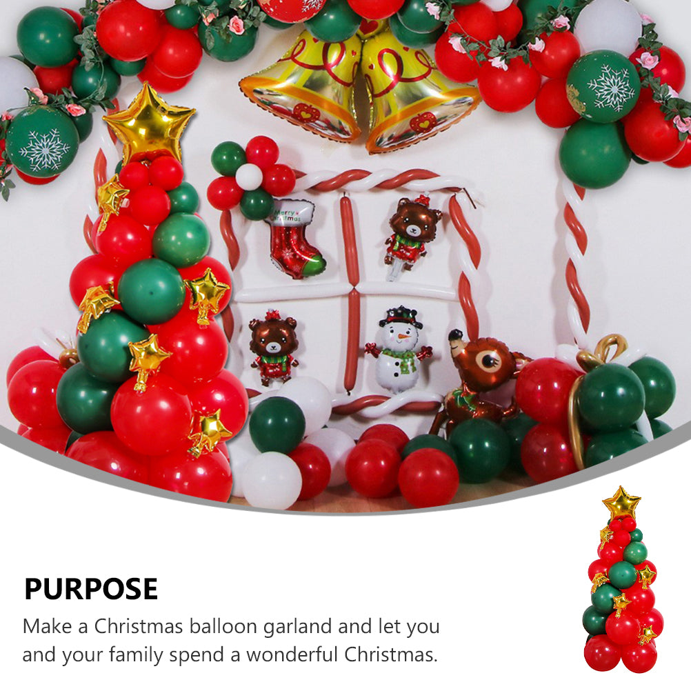 Christmas Tree Candy Canes Aluminum Film Balloons K911