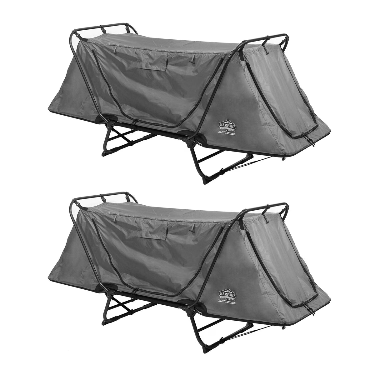 Gray Portable Cot Chair Tent A598258