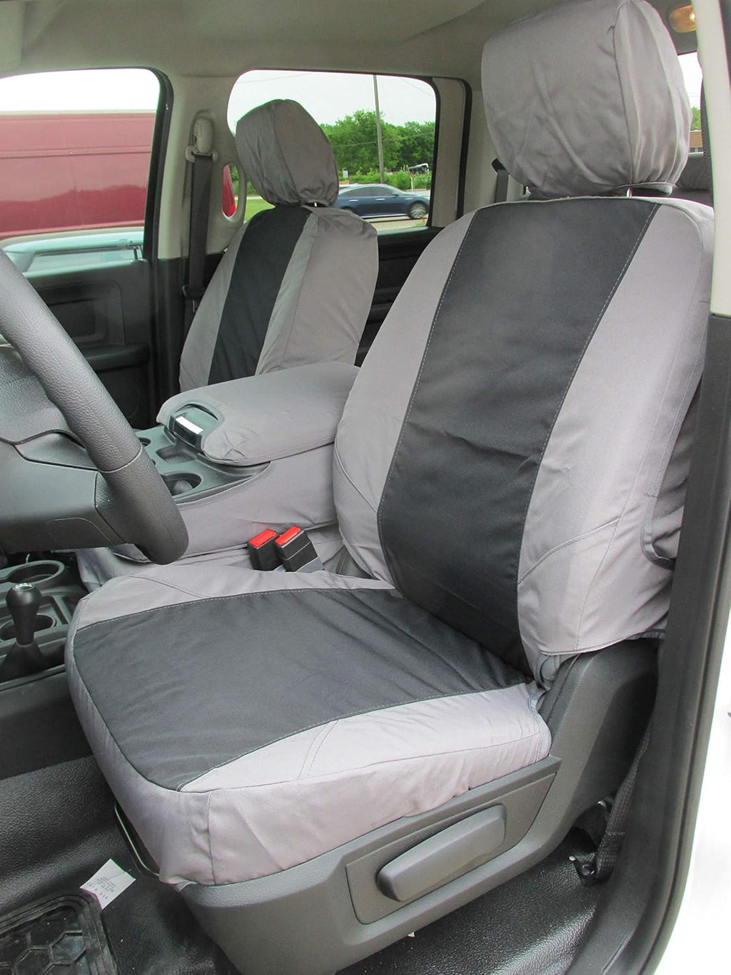 X7 Gray Twill Truck Seat Covers W68591
