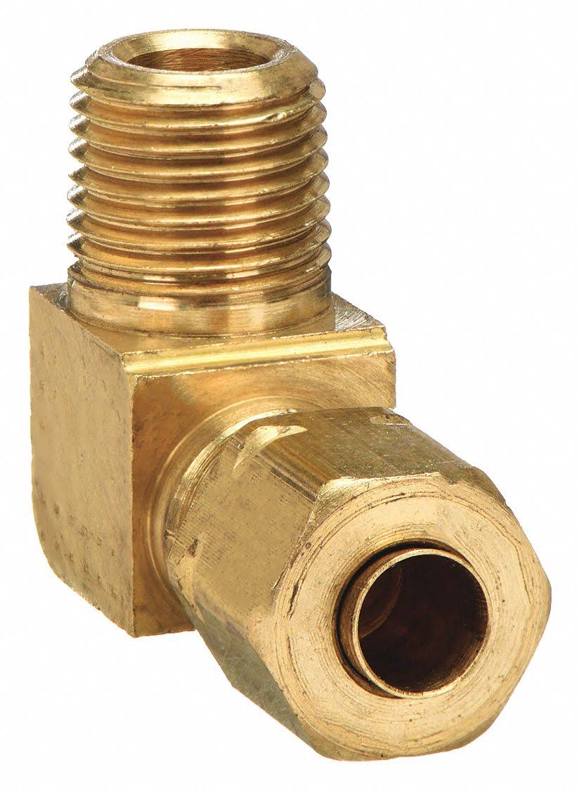 3/8 Inch Brass 90 Degree Elbow, Pack of 25 F258