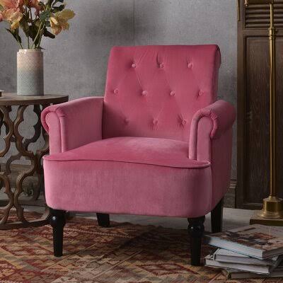 Tufted Velvet Armchair H468