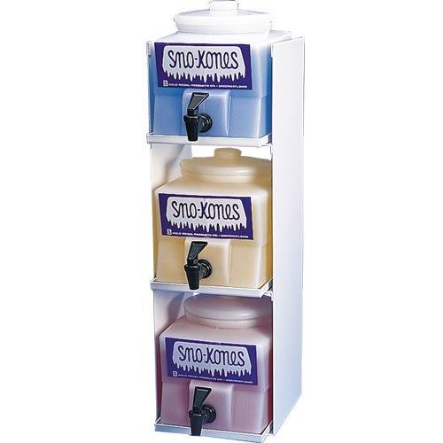 Vertical Dispense Rack Aluminum White W15992