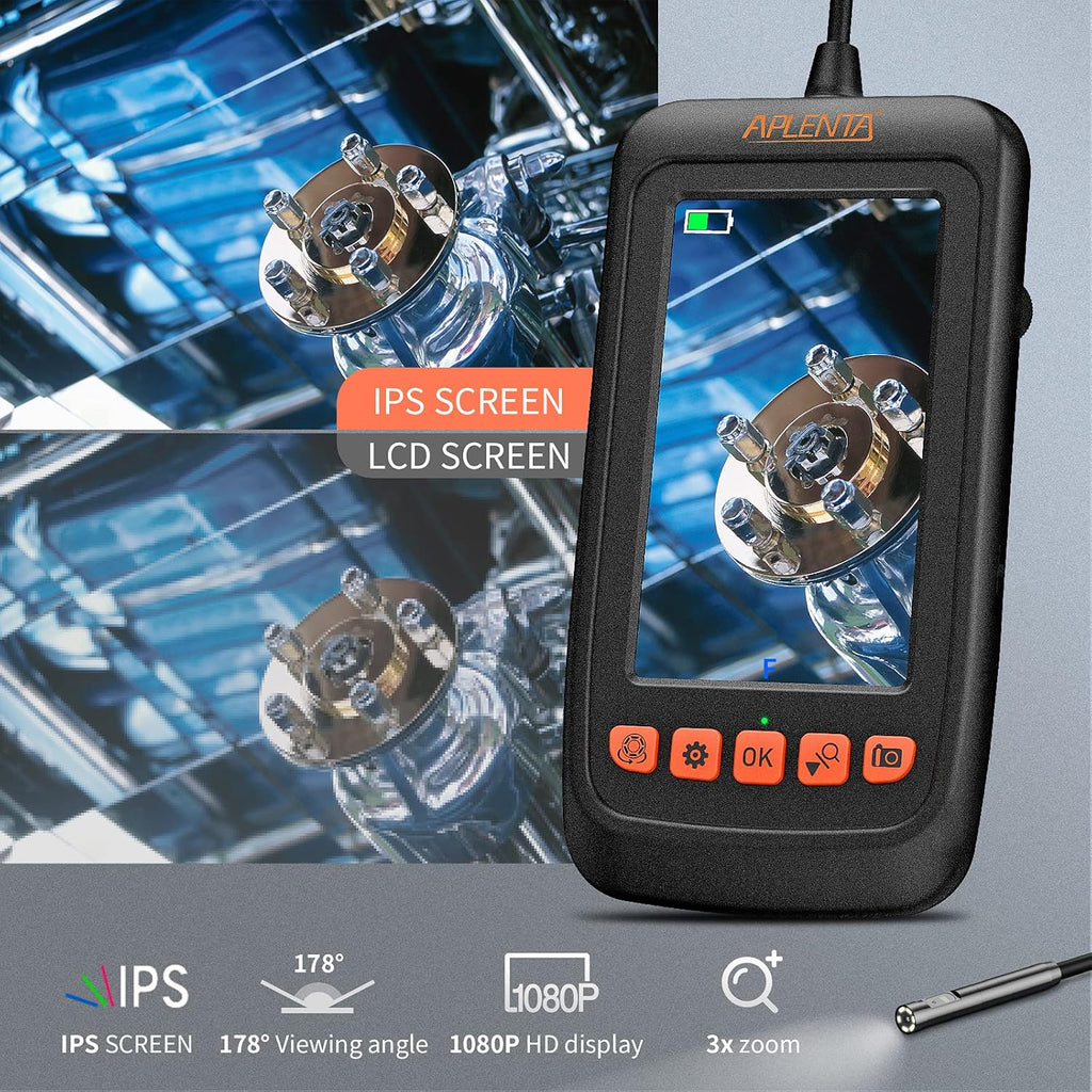 11.5FT 1080P HD 4.3 IPS Screen Industrial Endoscope with 7mm Lens K872052