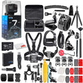 50 Piece Accessory Kit Waterproof Action Camera with Touch Screen U9195