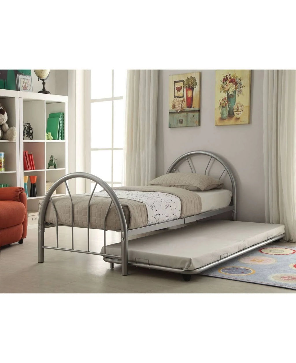 White Twin Trundle O462941